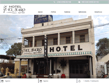 Tablet Screenshot of hotelapartelfaro.com.ar